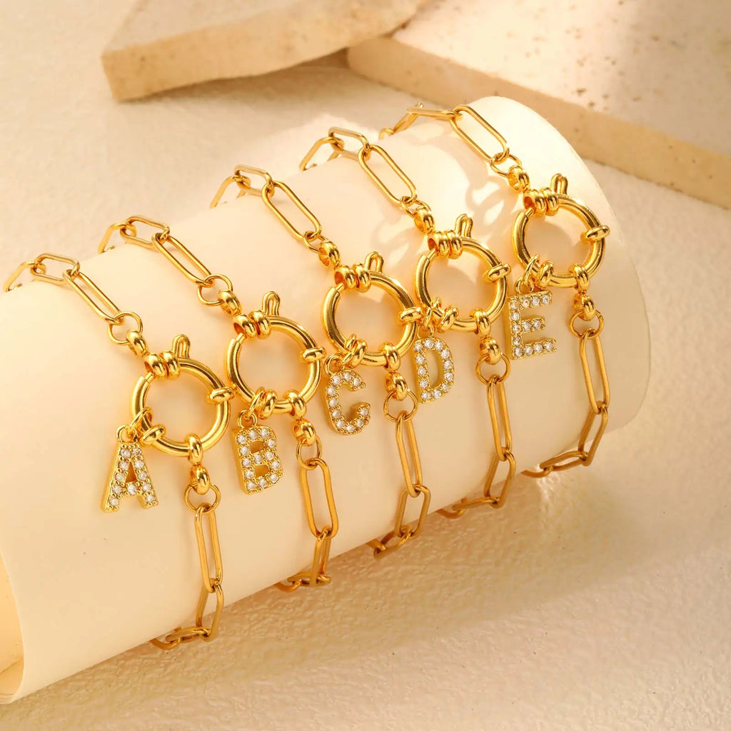 Personalized bracelet with initial