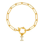 Personalized bracelet with initial i