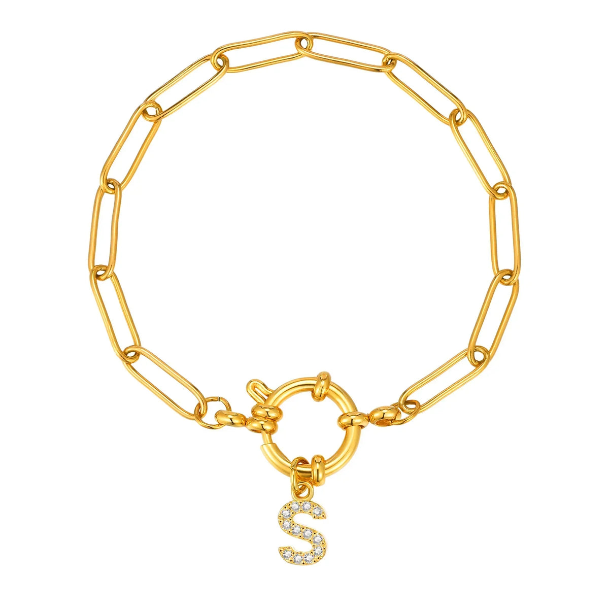 Personalized bracelet with initial s