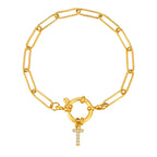 Personalized bracelet with initial t