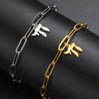 Bracelet with the Jewish life symbol Chai in gold