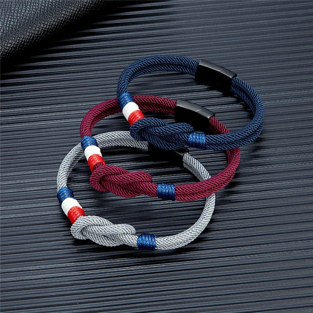 Rope knot bracelet