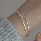 Modern-style knot bracelet