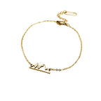 Bracelet with Mountain Pendant for Women gold