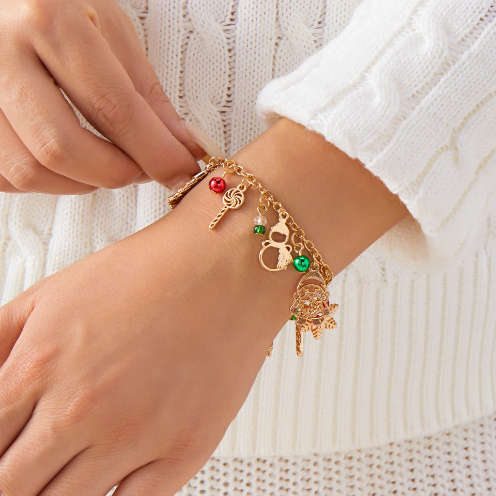 Bracelet with Christmas Charms