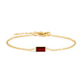 Bracelet with Colored Birthstone