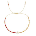 Two-tone initial bracelet a