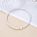 White initial bracelet a
