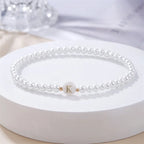 White initial bracelet k