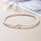 White initial bracelet y