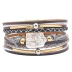 Gray Bohemian Chic Bracelet