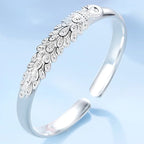 Bohemian Bracelet with Peacock Woman