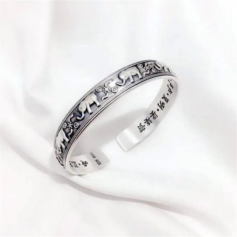 Buddhist Bracelet with Elephants