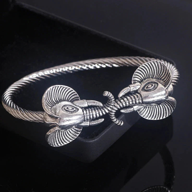 Buddhist Bracelet with Elephants for Women