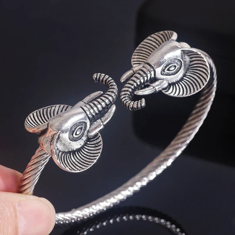 Buddhist Bracelet with Elephants for Women