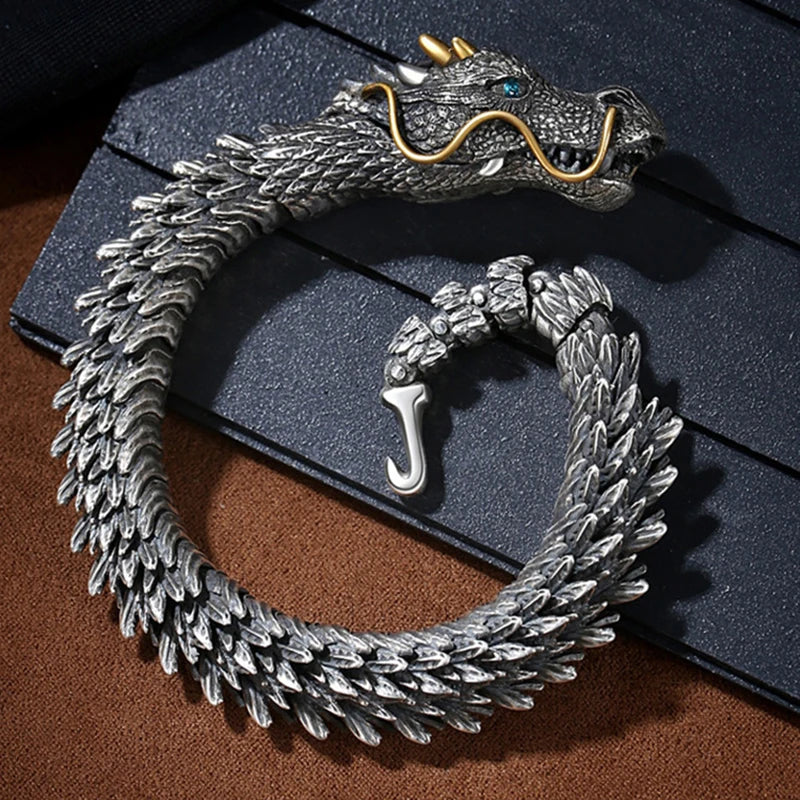 Buddhist Dragon ID Bracelet