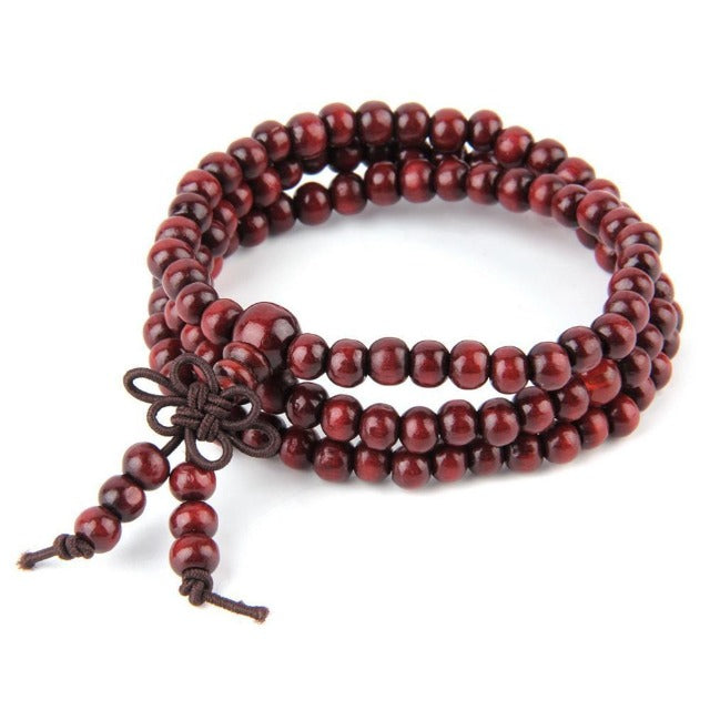 Red Buddhist Lucky Charm Bracelet