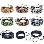 Handmade Geometric-Shaped Brazilian Bracelet brown 
