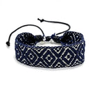 Handmade Geometric-Shaped Brazilian Bracelet black