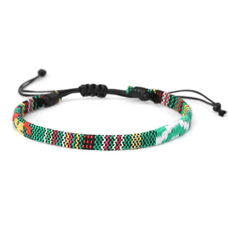 Handwoven Brazilian Friendship Bracelet green