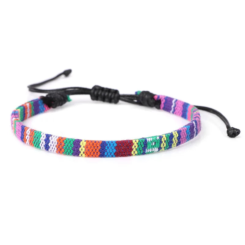 Handwoven Brazilian Friendship Bracelet purple