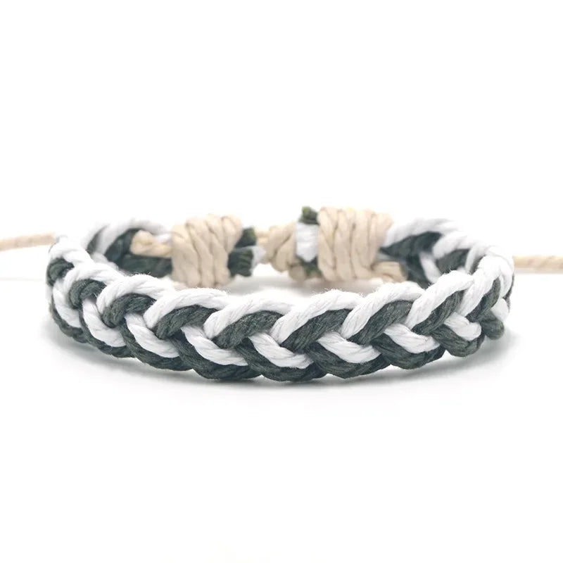 Artisanal Brazilian Bracelet Natural Colors white
