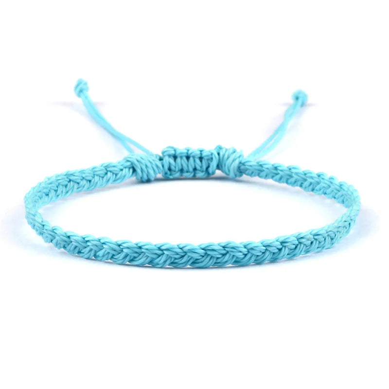 Handmade Blue Brazilian Bracelet in light blue