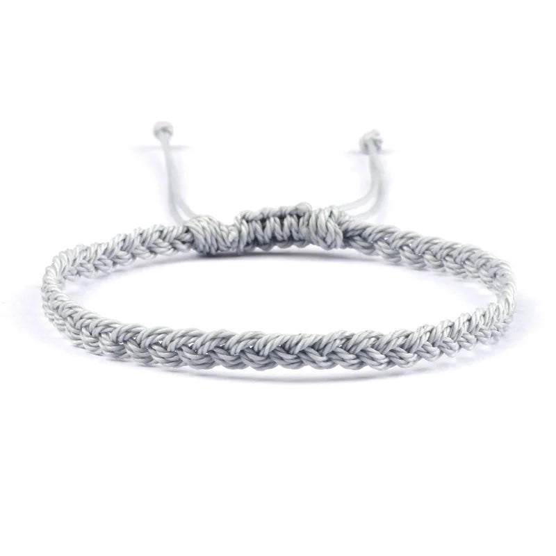 Slim Adjustable Brazilian Bracelet gray