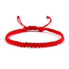 Slim Adjustable Brazilian Bracelet red