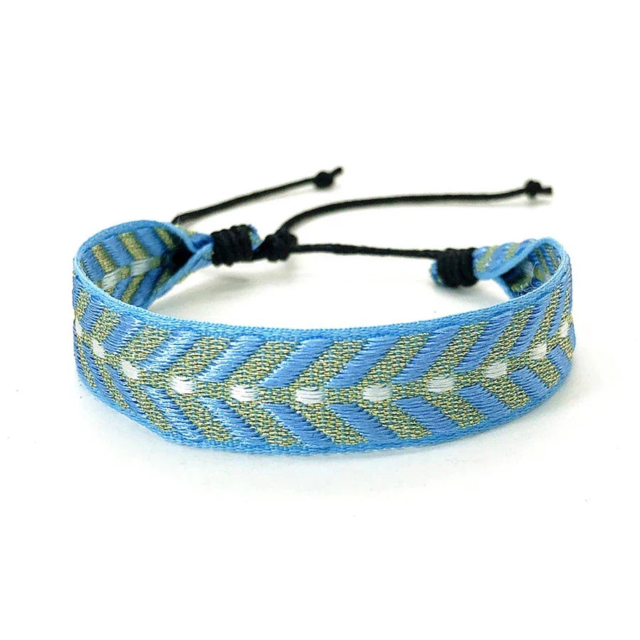 Unisex Brazilian Vacation-Style Bracelet, blue