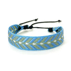 Unisex Brazilian Vacation-Style Bracelet, blue