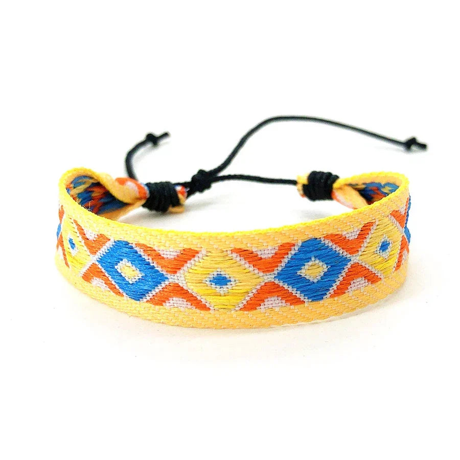 Unisex Brazilian Vacation-Style Bracelet, yellow