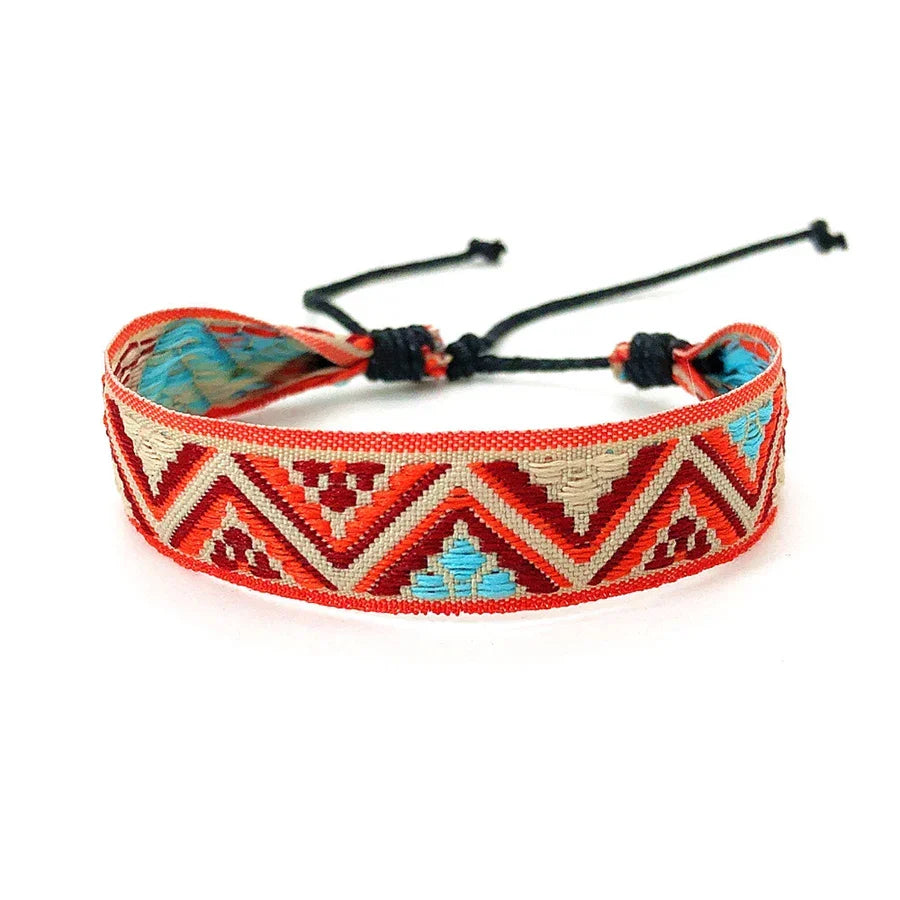 Unisex Brazilian Vacation-Style Bracelet, orange