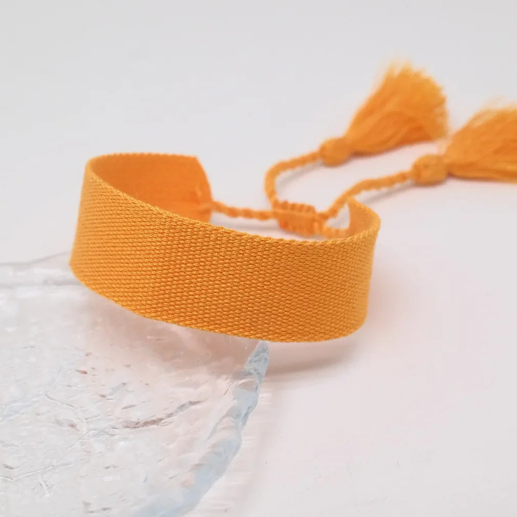 Soft Pastel Handmade Brazilian Bracelet orange
