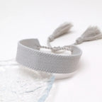 Soft Pastel Handmade Brazilian Bracelet gray