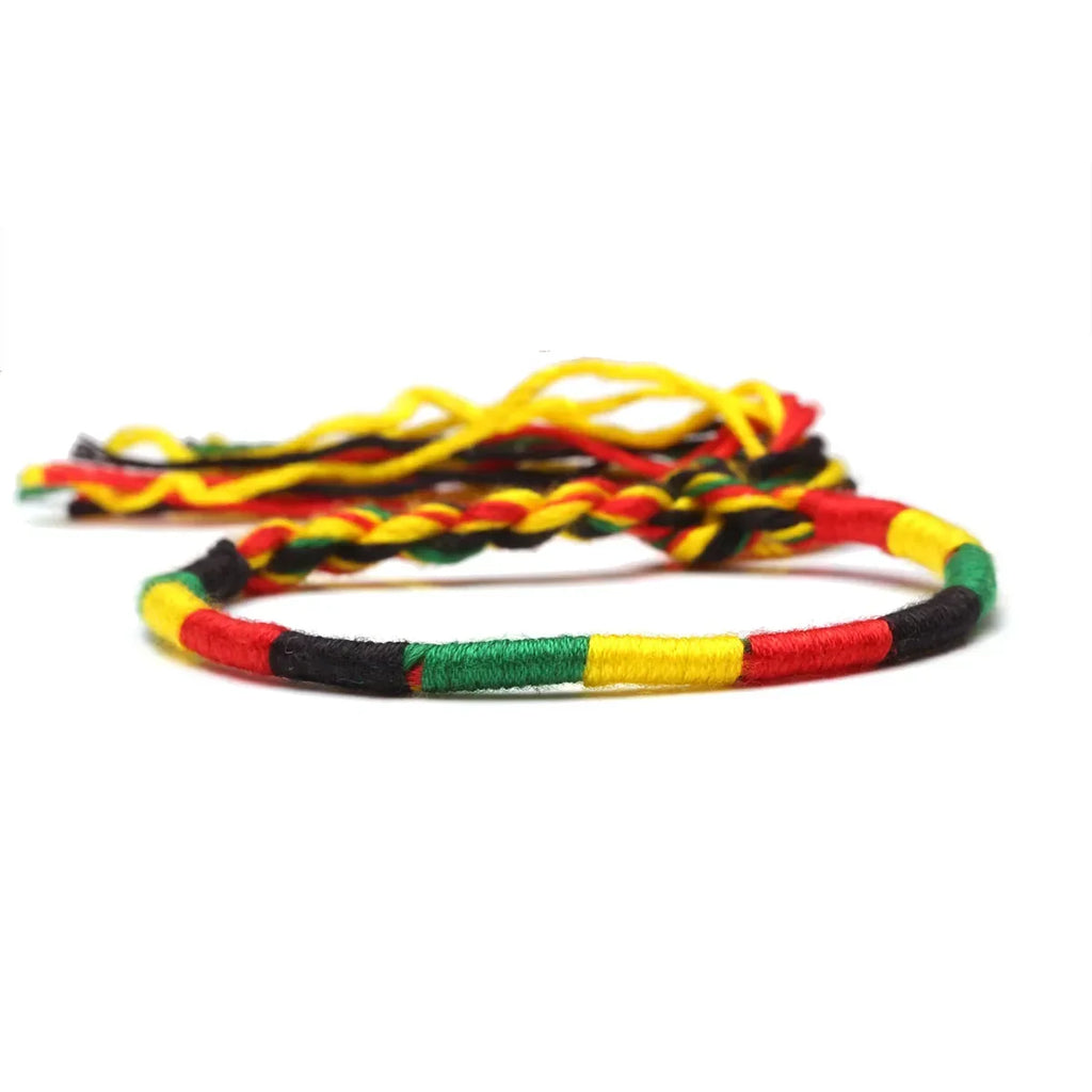 Bohemian Hippie-Style Brazilian Bracelet red and yellow