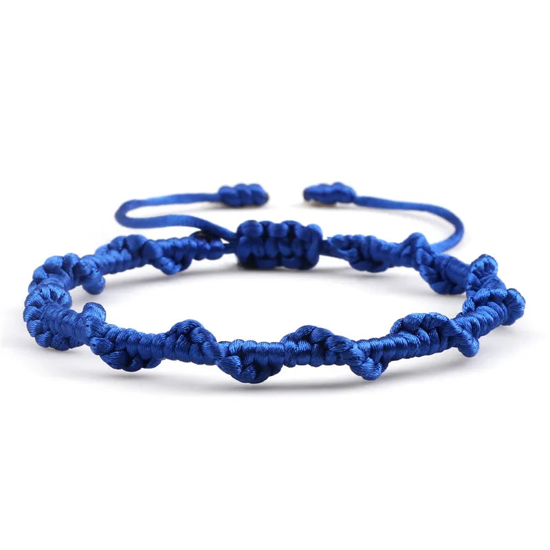 Handmade Braided Brazilian Bracelet blue