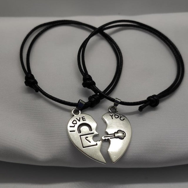 Couple Heart Bracelet