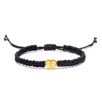 Initial Heart Bracelet Gold