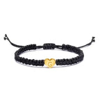 Initial Heart Bracelet Gold