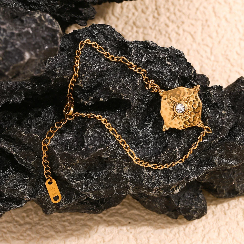 Women's Compass Bracelet Wind Rose Compass