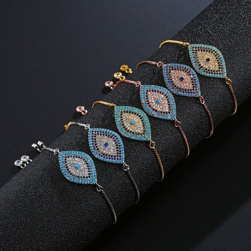 Bracelet Against the Evil Eye Blue Greek Turkish Matiasma Mataki Chain