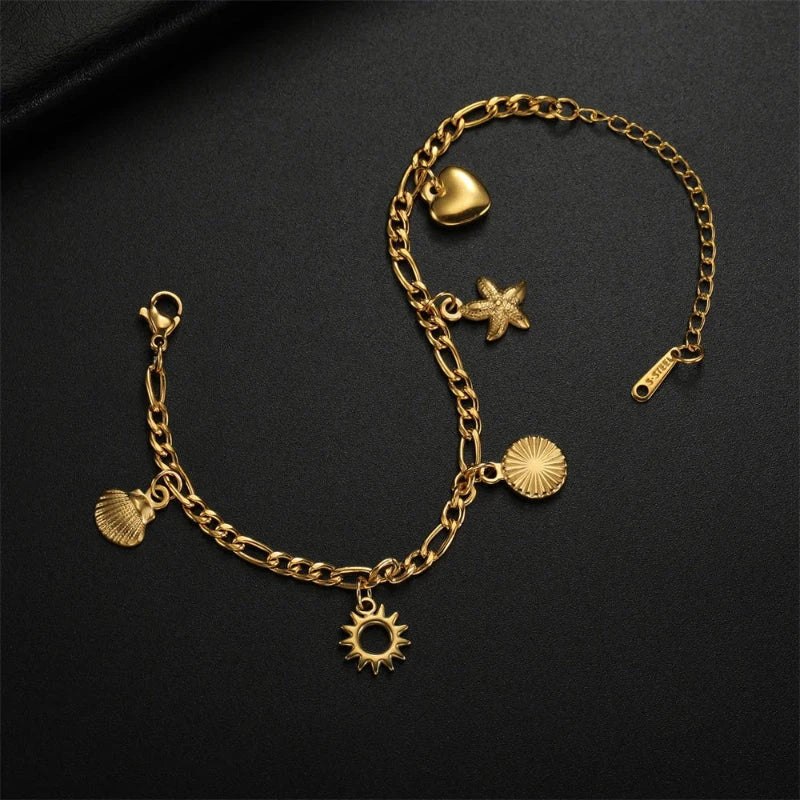 Shell Bracelet for Women gold