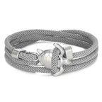 Sea Turtle Cord Bracelet Gray