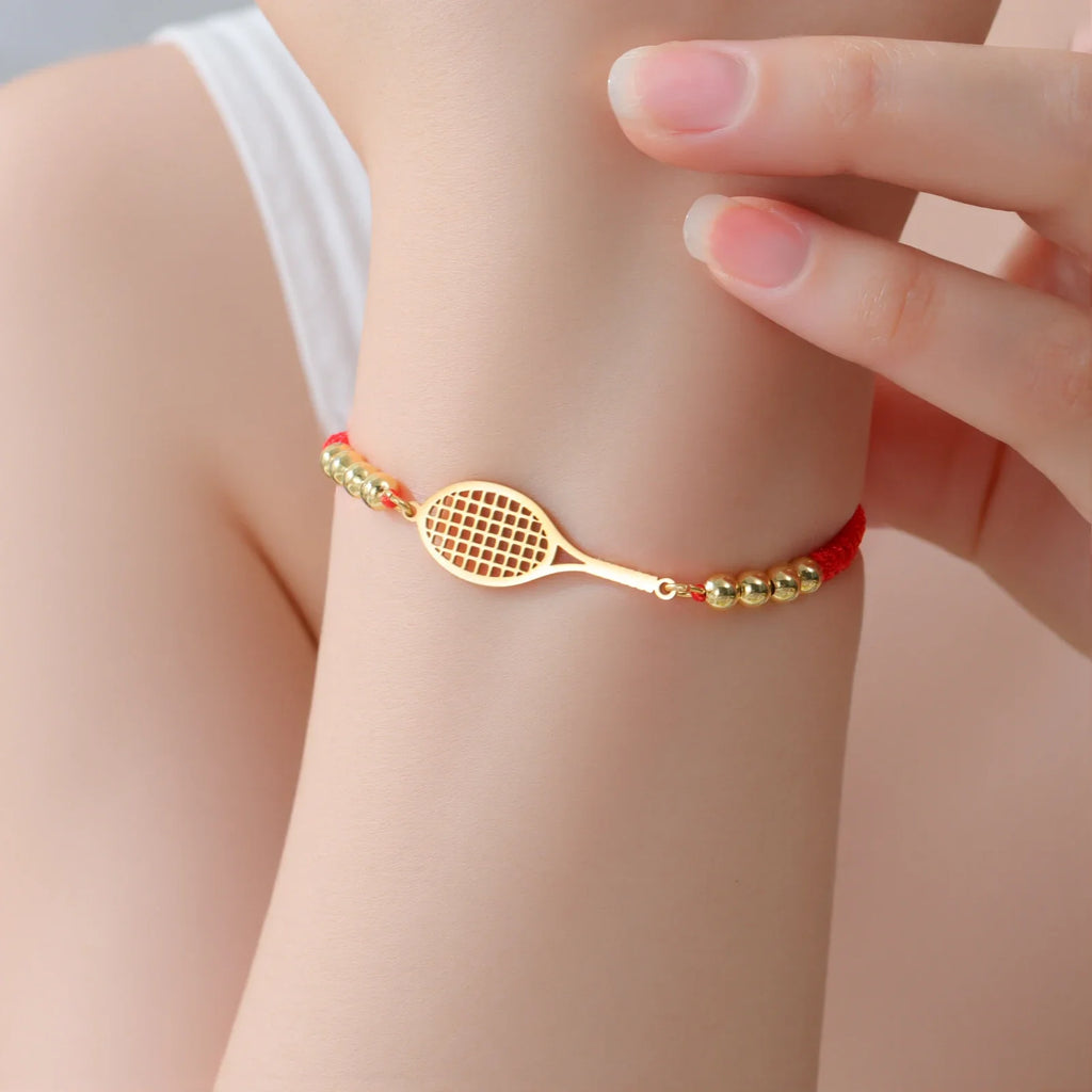 Tennis court bracelet