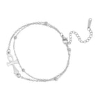 Ankh Cross Egypt Silver Bracelet 2