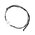 Ankh Cross Egypt Black Bracelet