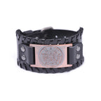 Leather Bracelet Pentacle Witchcraft Wiccan Chain 4