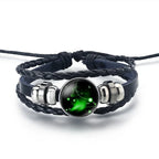Leather Bracelet Zodiac Sign 12 Constellations Aries