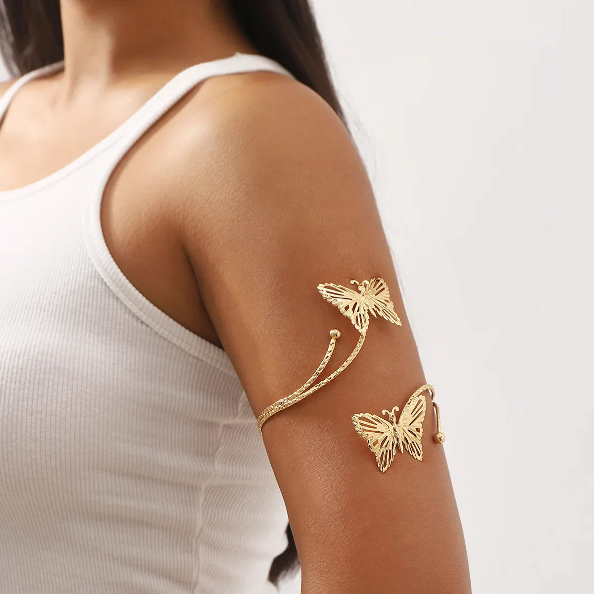 Elegant Arm Bracelet - Biceps Jewelry and Upper Arm Chain Ornament for Women